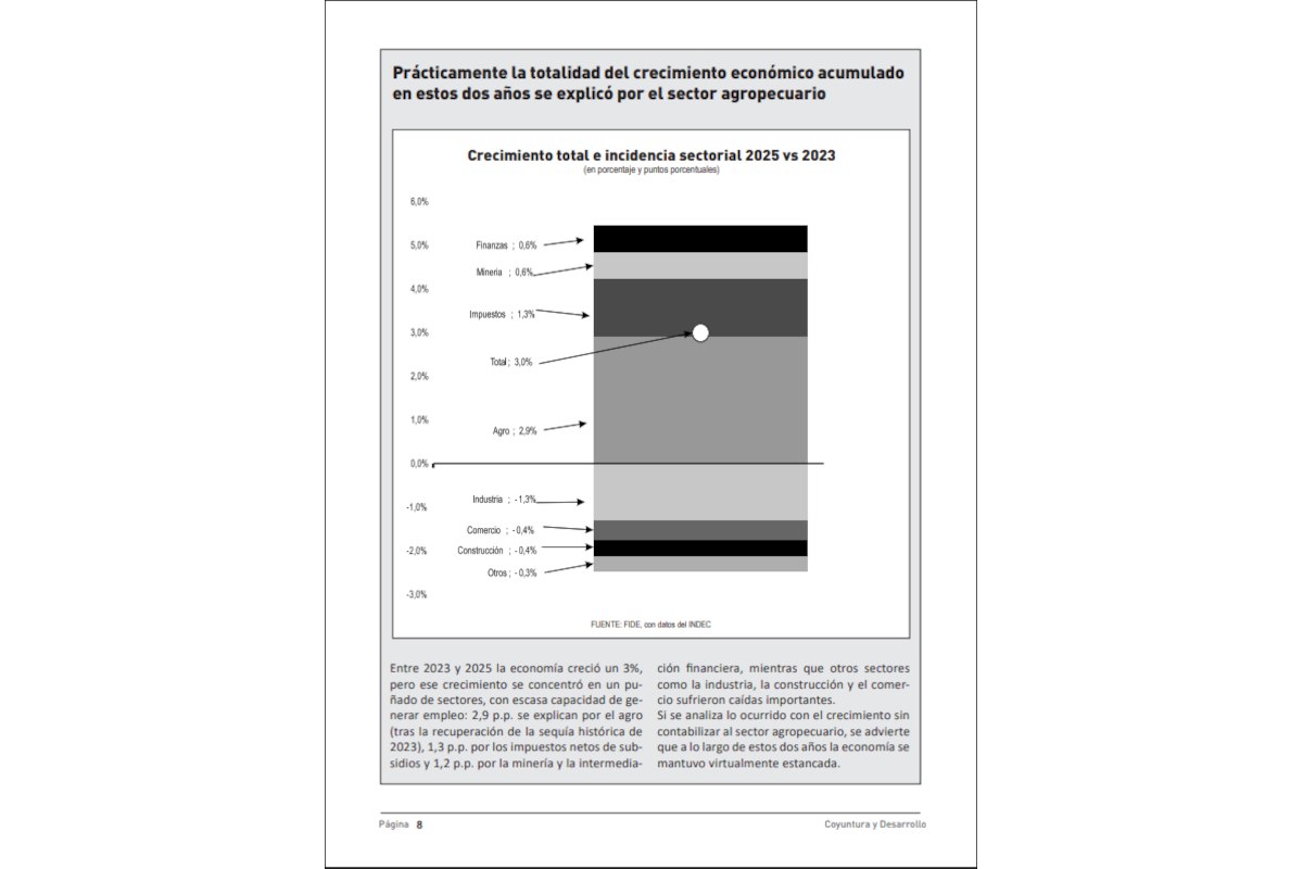 La economía argentina en el primer bienio de Milei